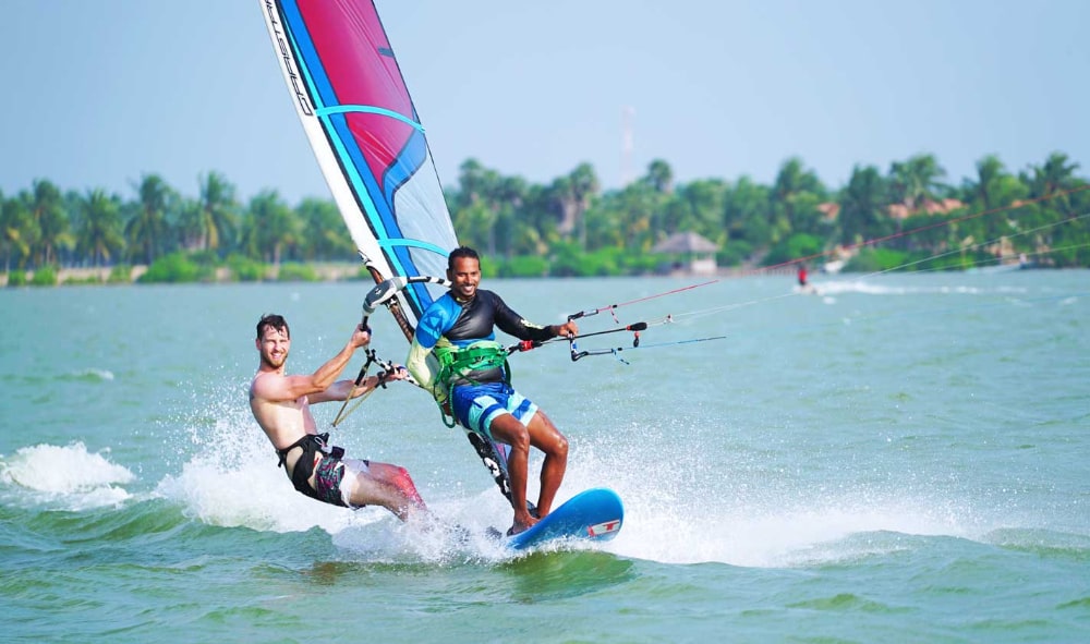 Windsurfing in Sri Lanka